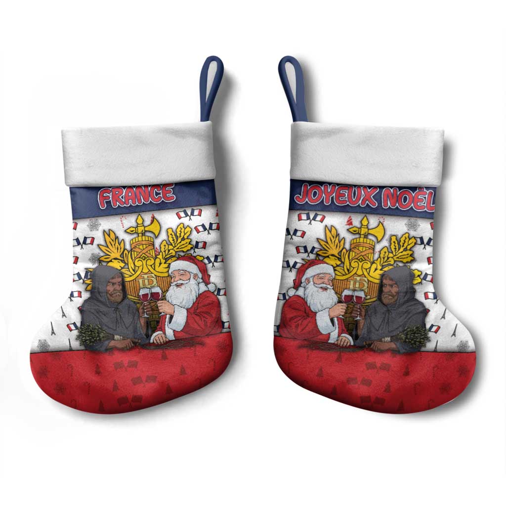 France Christmas Stocking Pere Noel And Pere Fouettard - Wonder Print Shop