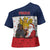 France Christmas Cross Shoulder Shirt Pere Noel And Pere Fouettard - Wonder Print Shop