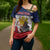 France Christmas Cross Shoulder Shirt Pere Noel And Pere Fouettard - Wonder Print Shop