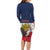 France Christmas Family Matching Long Sleeve Bodycon Dress and Hawaiian Shirt Pere Noel And Pere Fouettard - Wonder Print Shop