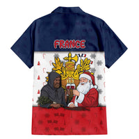 France Christmas Family Matching Mermaid Dress and Hawaiian Shirt Pere Noel And Pere Fouettard - Wonder Print Shop