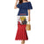 France Christmas Family Matching Mermaid Dress and Hawaiian Shirt Pere Noel And Pere Fouettard - Wonder Print Shop