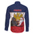 France Christmas Family Matching Off The Shoulder Long Sleeve Dress and Hawaiian Shirt Pere Noel And Pere Fouettard - Wonder Print Shop