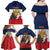 France Christmas Family Matching Off Shoulder Maxi Dress and Hawaiian Shirt Pere Noel And Pere Fouettard - Wonder Print Shop