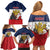France Christmas Family Matching Off Shoulder Short Dress and Hawaiian Shirt Pere Noel And Pere Fouettard - Wonder Print Shop