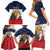 France Christmas Family Matching Short Sleeve Bodycon Dress and Hawaiian Shirt Pere Noel And Pere Fouettard - Wonder Print Shop
