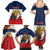 France Christmas Family Matching Summer Maxi Dress and Hawaiian Shirt Pere Noel And Pere Fouettard - Wonder Print Shop