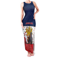 France Christmas Family Matching Tank Maxi Dress and Hawaiian Shirt Pere Noel And Pere Fouettard - Wonder Print Shop
