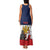 France Christmas Family Matching Tank Maxi Dress and Hawaiian Shirt Pere Noel And Pere Fouettard - Wonder Print Shop