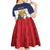 France Christmas Kid Short Sleeve Dress Pere Noel And Pere Fouettard - Wonder Print Shop