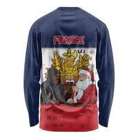 France Christmas Long Sleeve Shirt Pere Noel And Pere Fouettard - Wonder Print Shop