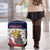 France Christmas Luggage Cover Pere Noel And Pere Fouettard - Wonder Print Shop