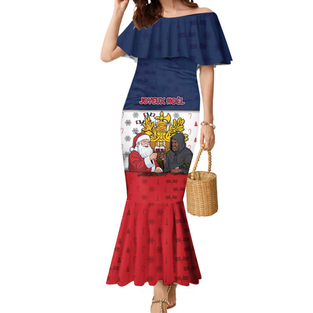 France Christmas Mermaid Dress Pere Noel And Pere Fouettard - Wonder Print Shop