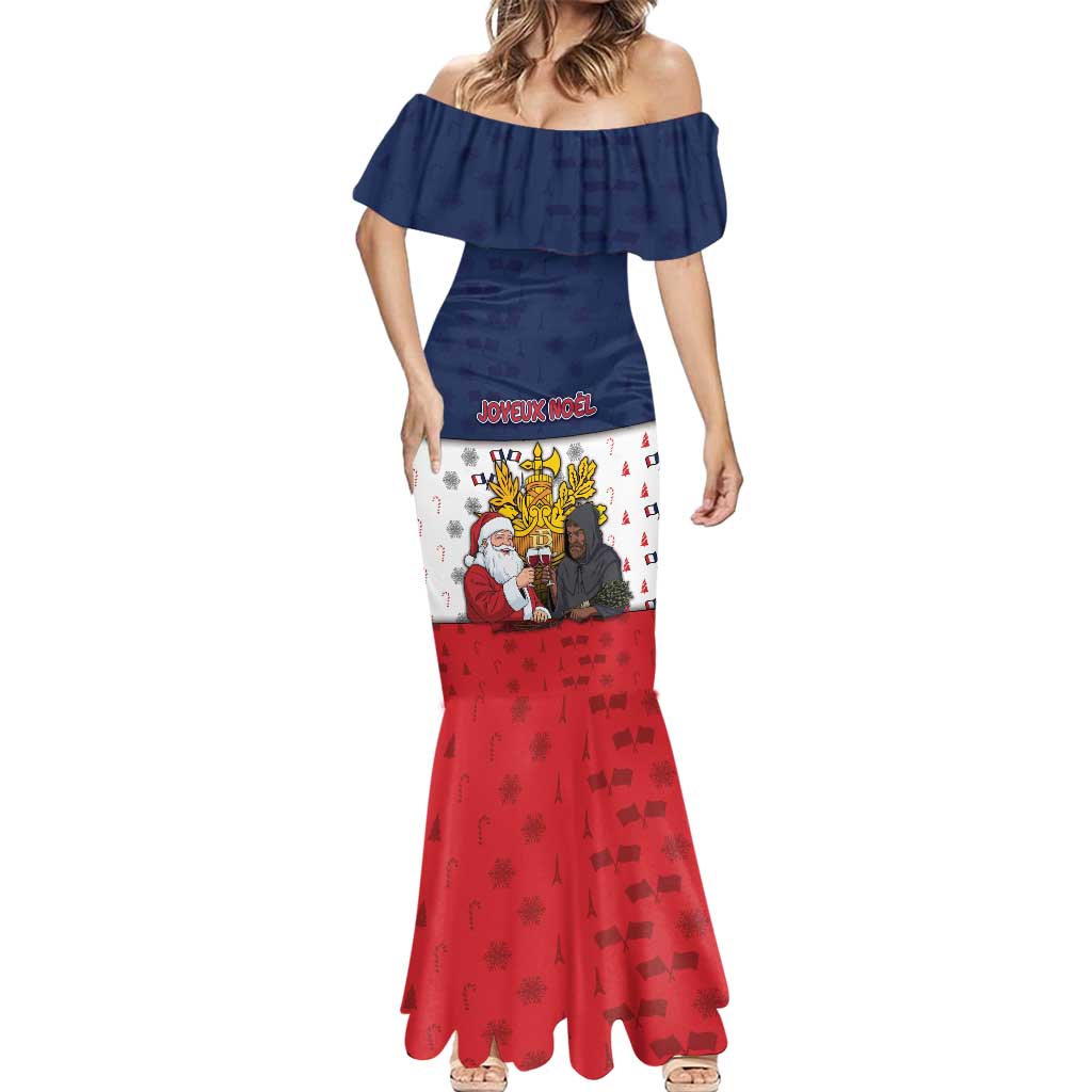 France Christmas Mermaid Dress Pere Noel And Pere Fouettard - Wonder Print Shop