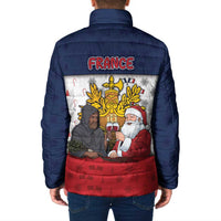 France Christmas Padded Jacket Pere Noel And Pere Fouettard - Wonder Print Shop