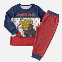 France Christmas Pajama Set Pere Noel And Pere Fouettard - Wonder Print Shop