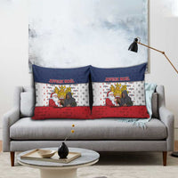 France Christmas Pillow Cover Pere Noel And Pere Fouettard - Wonder Print Shop