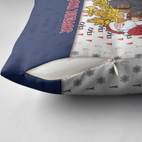 France Christmas Pillow Cover Pere Noel And Pere Fouettard - Wonder Print Shop