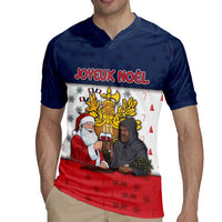 France Christmas Rugby Jersey Pere Noel And Pere Fouettard - Wonder Print Shop