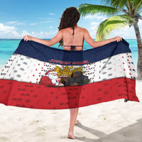 France Christmas Sarong Pere Noel And Pere Fouettard - Wonder Print Shop