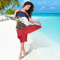 France Christmas Sarong Pere Noel And Pere Fouettard - Wonder Print Shop