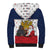 France Christmas Sherpa Hoodie Pere Noel And Pere Fouettard - Wonder Print Shop