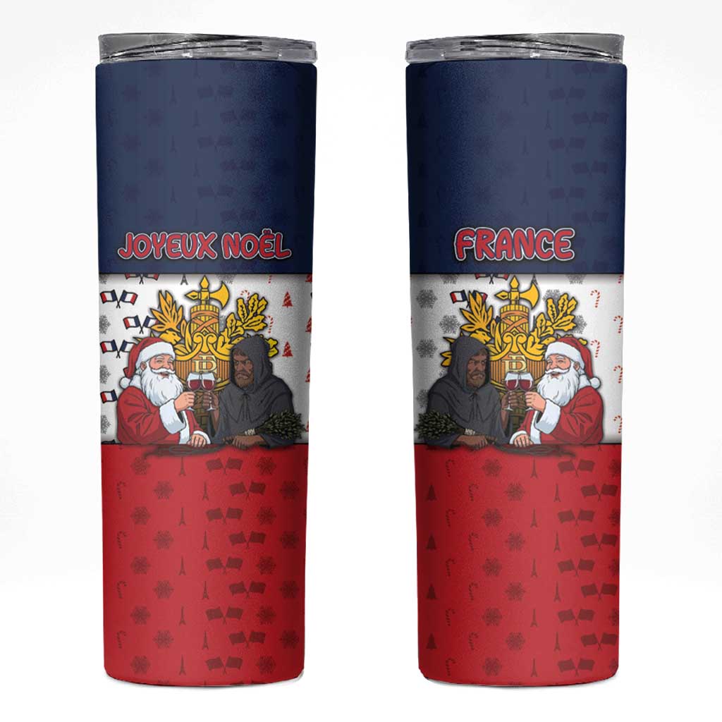 France Christmas Skinny Tumbler Pere Noel And Pere Fouettard - Wonder Print Shop