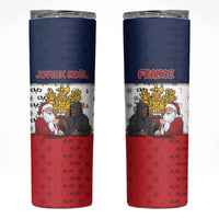 France Christmas Skinny Tumbler Pere Noel And Pere Fouettard - Wonder Print Shop