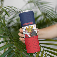 France Christmas Skinny Tumbler Pere Noel And Pere Fouettard - Wonder Print Shop
