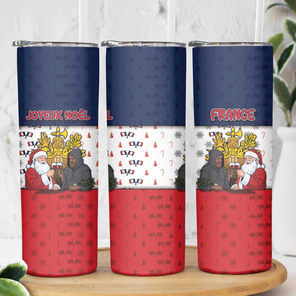 France Christmas Skinny Tumbler Pere Noel And Pere Fouettard - Wonder Print Shop