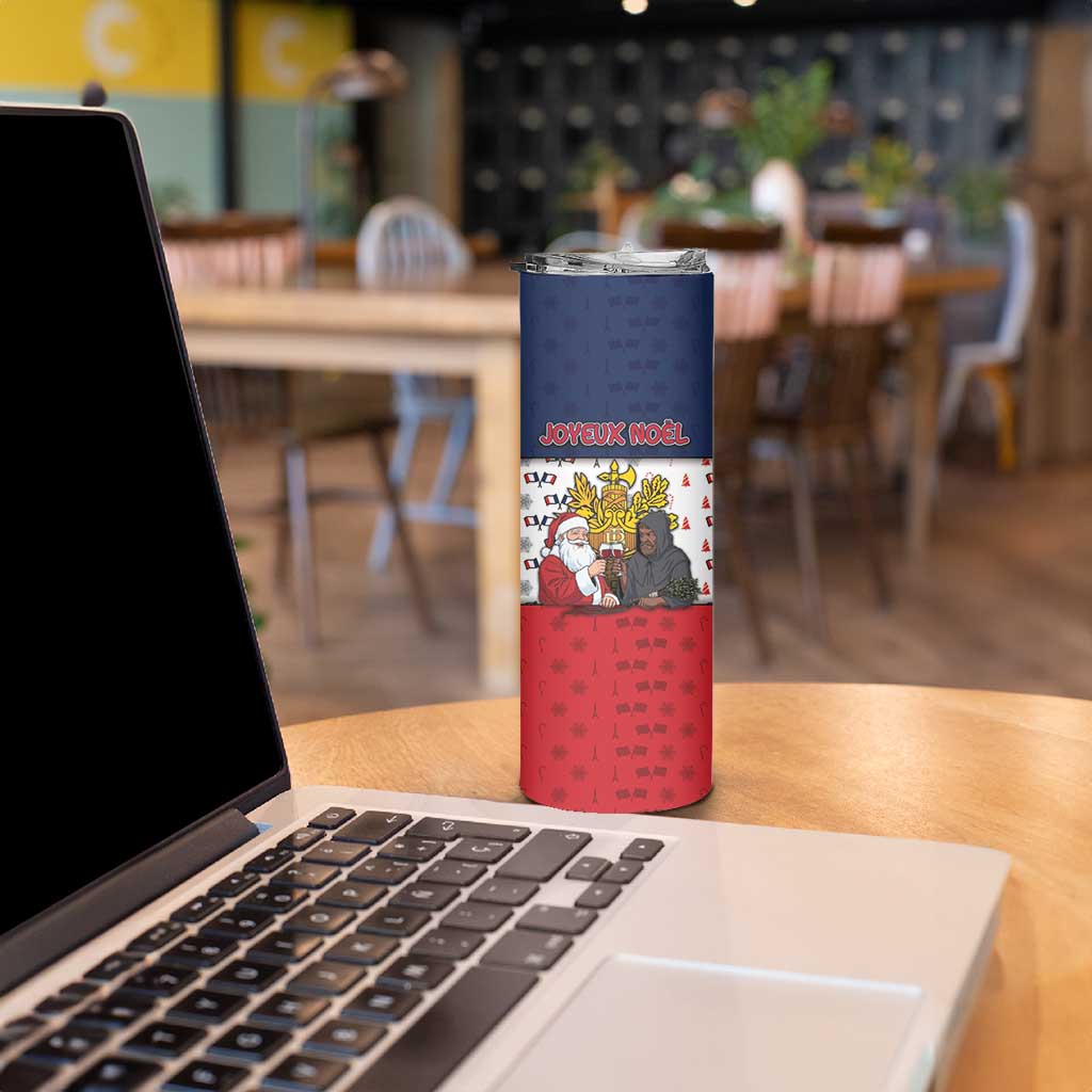 France Christmas Skinny Tumbler Pere Noel And Pere Fouettard - Wonder Print Shop