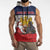 France Christmas Sleeveless Hoodie Pere Noel And Pere Fouettard - Wonder Print Shop