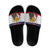 France Christmas Slide Sandals Pere Noel And Pere Fouettard - Wonder Print Shop