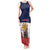 France Christmas Tank Maxi Dress Pere Noel And Pere Fouettard - Wonder Print Shop