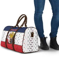 France Christmas Travel Bag Pere Noel And Pere Fouettard - Wonder Print Shop