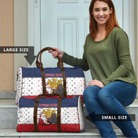 France Christmas Travel Bag Pere Noel And Pere Fouettard - Wonder Print Shop