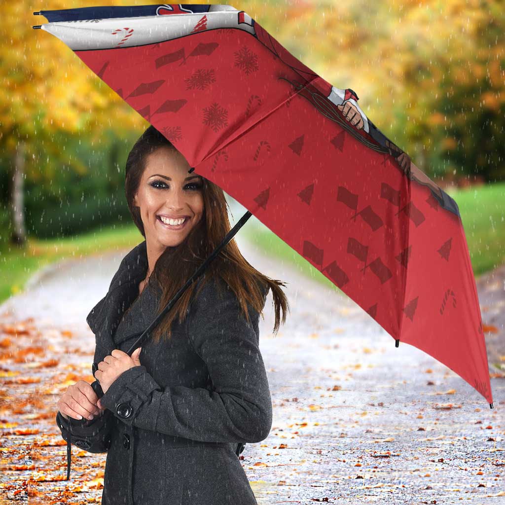 France Christmas Umbrella Pere Noel And Pere Fouettard - Wonder Print Shop