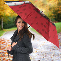 France Christmas Umbrella Pere Noel And Pere Fouettard - Wonder Print Shop