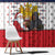 France Christmas Window Curtain Pere Noel And Pere Fouettard - Wonder Print Shop