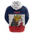 France Christmas Zip Hoodie Pere Noel And Pere Fouettard - Wonder Print Shop