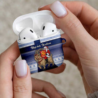 Finland Christmas AirPods Case Joulupukki With Coat Of Arms - Wonder Print Shop