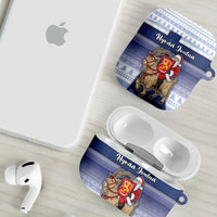 Finland Christmas AirPods Case Joulupukki With Coat Of Arms - Wonder Print Shop
