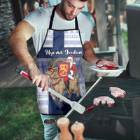 Finland Christmas Apron Joulupukki With Coat Of Arms - Wonder Print Shop