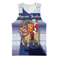 Finland Christmas Basketball Jersey Joulupukki With Coat Of Arms - Wonder Print Shop