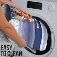 Finland Christmas Bathroom Set Joulupukki With Coat Of Arms - Wonder Print Shop