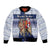 Finland Christmas Bomber Jacket Joulupukki With Coat Of Arms - Wonder Print Shop