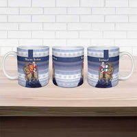 Finland Christmas Ceramic Mug Joulupukki With Coat Of Arms - Wonder Print Shop