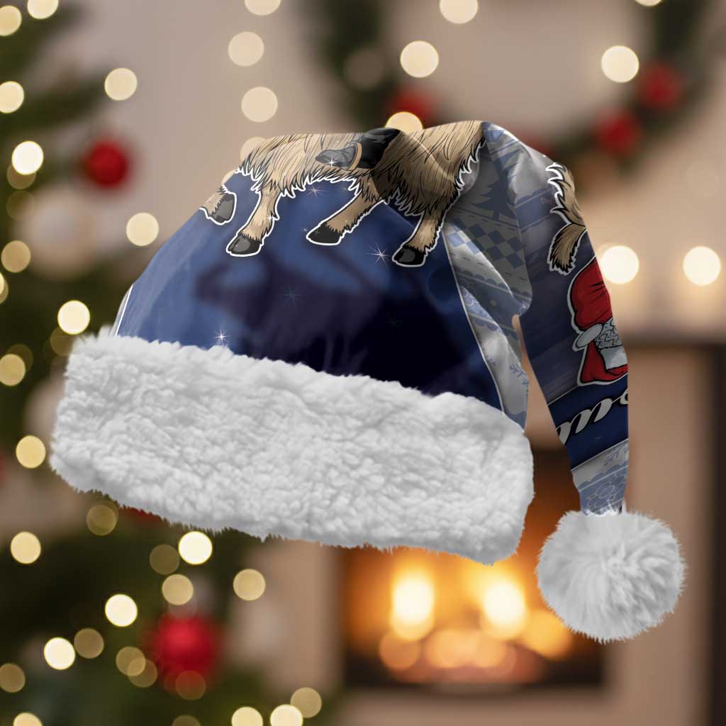 Finland Christmas Santa Hat Joulupukki With Coat Of Arms - Wonder Print Shop