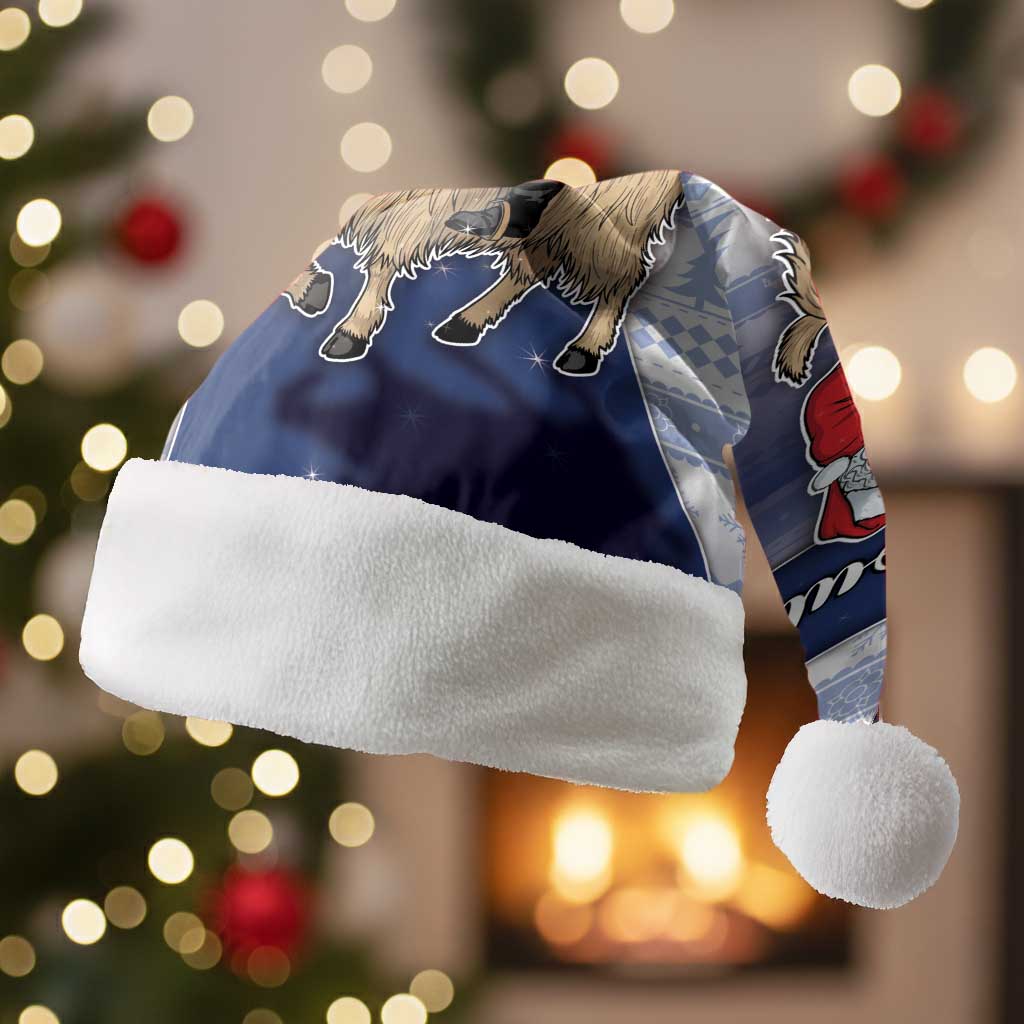 Finland Christmas Santa Hat Joulupukki With Coat Of Arms - Wonder Print Shop