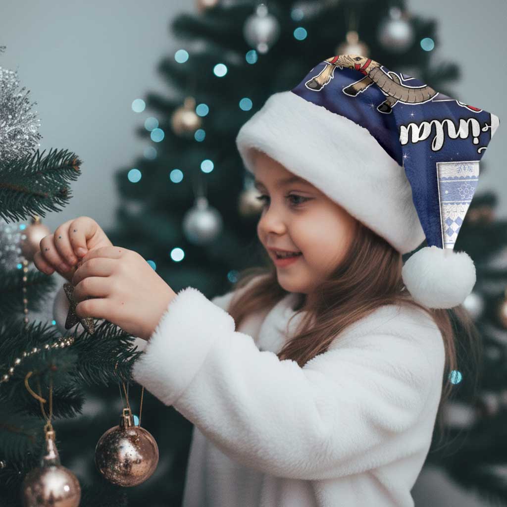 Finland Christmas Santa Hat Joulupukki With Coat Of Arms - Wonder Print Shop